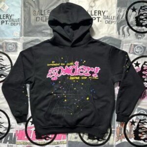Sp5der P*nk V2 Hoodie ‘Black’